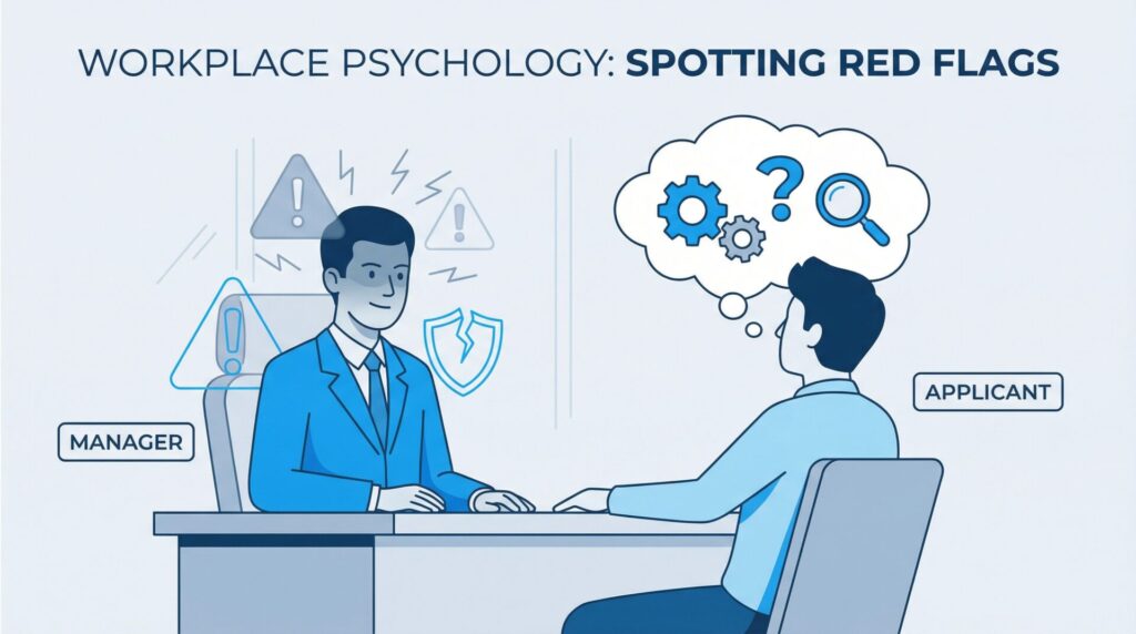 job interview red flags indicating potential toxic leadership and unhealthy workplace culture