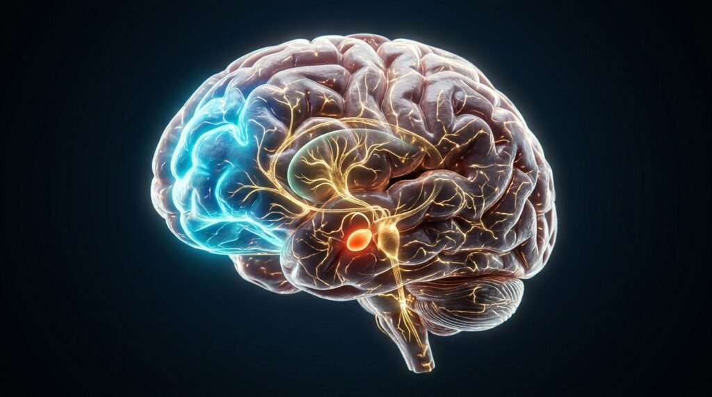 prefrontal cortex brain fog neuroscience