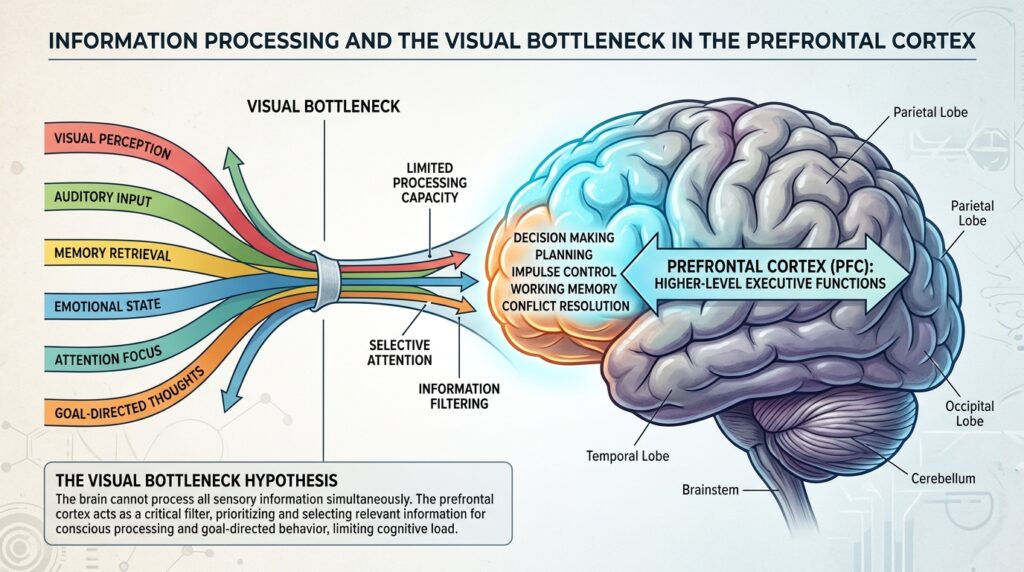 prefrontal cortex multitasking myth bottleneck