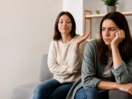 passive-aggressive behavior in friends - one person draining energy from another through toxic friendship signs